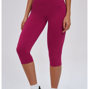 Custom yoga leggings|Wholesale High-waisted form-fitting slimming yoga capris suitable for running