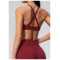 Custom Yoga bra|Wholesale V-Neck Crisscross-Back Sports Bra–Suitable for Pilates Yoga or Outerwear