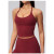 Custom Yoga Vest|Wholesale Halter-neck V-neck yoga tank top with strappy back–slim-fit for fitness