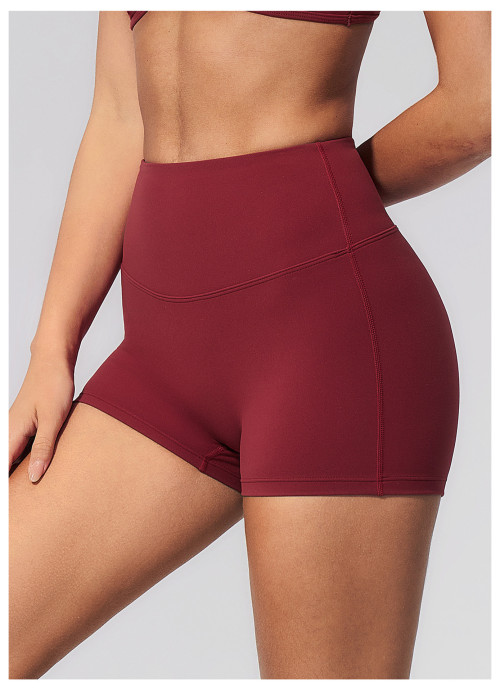 Custom Sports Shorts|New High-Waisted Butt-Lifting Yoga Shorts – Peach-Lift Tight-Fit Activewear