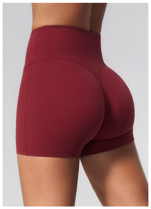Custom Sports Shorts|New High-Waisted Butt-Lifting Yoga Shorts – Peach-Lift Tight-Fit Activewear