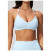 Custom Yoga bra|Halter-Neck Yoga Sports Bra – Shock-Absorbing Quick-Drying Suitable for Running