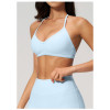 Custom Yoga bra|Halter-Neck Yoga Sports Bra – Shock-Absorbing Quick-Drying Suitable for Running