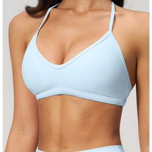 Custom Yoga bra|Halter-Neck Yoga Sports Bra – Shock-Absorbing Quick-Drying Suitable for Running
