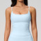 Custom Yoga Vest|Wholesale Yoga Tank Top–Spaghetti Straps Open-Back Design Form-Fitting Quick-Drying