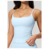 Custom Yoga Vest|Wholesale Yoga Tank Top–Spaghetti Straps Open-Back Design Form-Fitting Quick-Drying