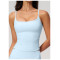Custom Yoga Vest|Wholesale Yoga Tank Top–Spaghetti Straps Open-Back Design Form-Fitting Quick-Drying
