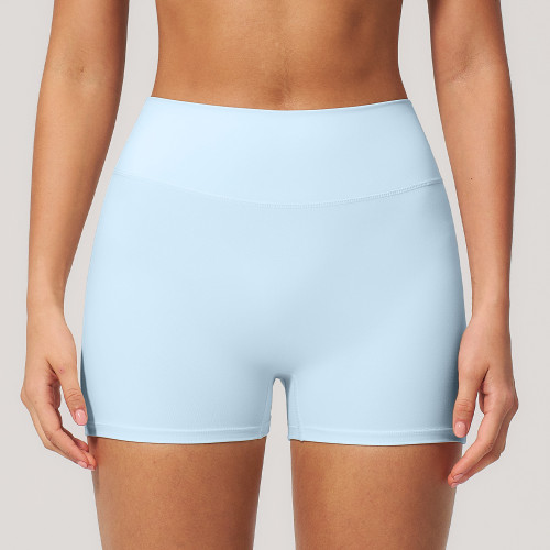 Custom Sports Shorts|Nude-feel slimming high waist lifting buttock running fitness quick-drying