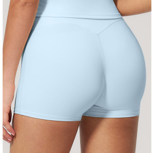Custom Sports Shorts|Nude-feel slimming high waist lifting buttock running fitness quick-drying