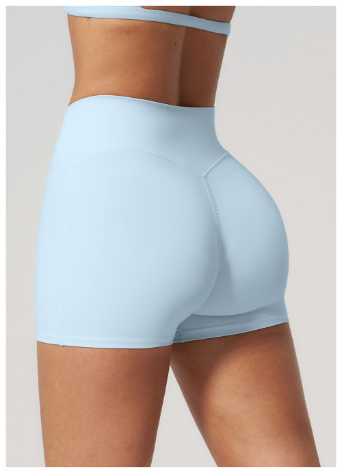 Custom Sports Shorts|Nude-feel slimming high waist lifting buttock running fitness quick-drying