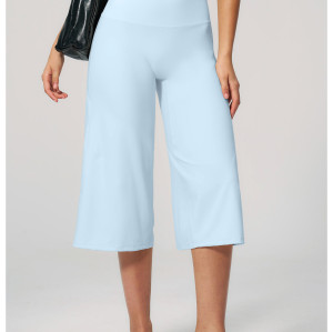 Custom yoga leggings|Wholesale Women's High-Waisted Quick-Dry Loose Athletic Shorts (Mid-Length)