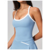 Custom Yoga Vest|Wholesale Shock-absorbing, push-up, form-fitting, and stylish-back sports bra