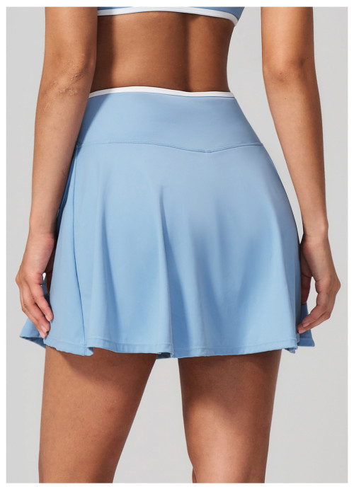 Custom tennis skirts|Wholesale Anti-exposure athletic skort—"naked-feel" tennis and yoga skirt