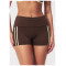 Custom Sports Shorts|High-waisted, tight-fitting athletic shorts with a fold-over waistband