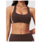 Custom Yoga bra|Wholesale High-Elasticity High-Impact Halter Yoga Sports Bra