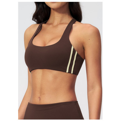 Custom Yoga bra|Wholesale High-Elasticity High-Impact Halter Yoga Sports Bra