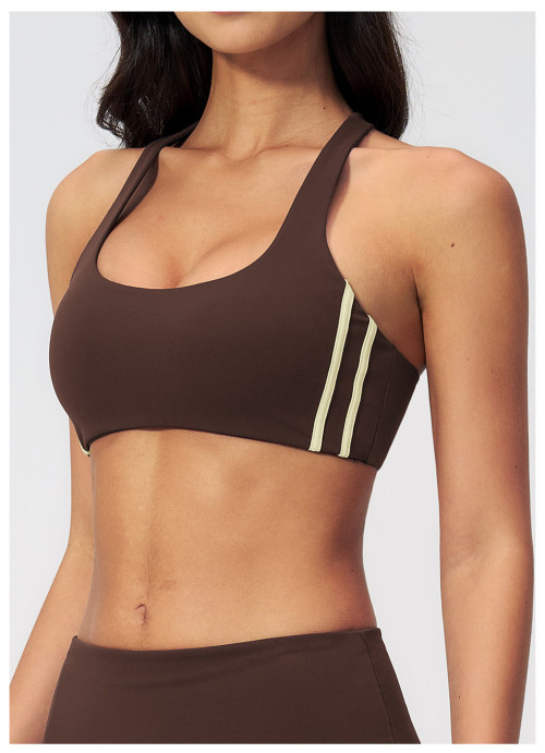 Custom Yoga bra|Wholesale High-Elasticity High-Impact Halter Yoga Sports Bra