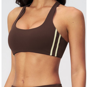 Custom Yoga bra|Wholesale High-Elasticity High-Impact Halter Yoga Sports Bra