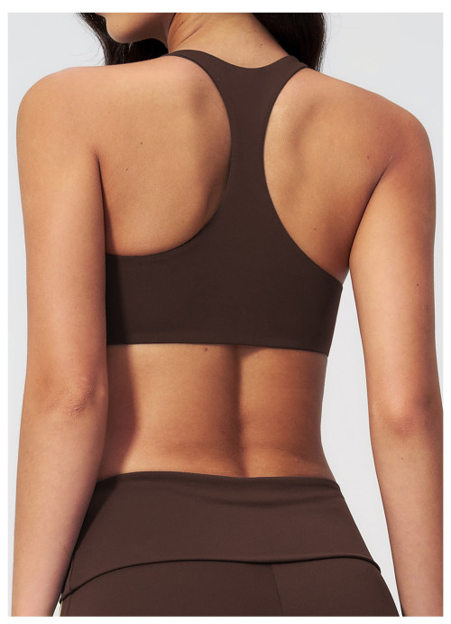 Custom Yoga bra|Wholesale High-Elasticity High-Impact Halter Yoga Sports Bra