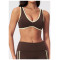 Custom Yoga bra|Wholesale Quick-dry yoga sports bra with a stylish back design and color-block