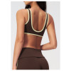 Custom Yoga bra|Wholesale Quick-dry yoga sports bra with a stylish back design and color-block