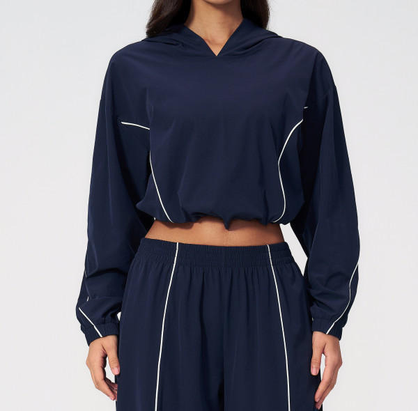 Custom Yoga Jackets | Wholesale Four-way stretch hooded outdoor sun-protection jacket (quick-dry)