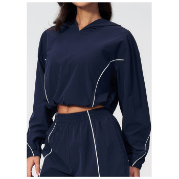 Custom Yoga Jackets | Wholesale Four-way stretch hooded outdoor sun-protection jacket (quick-dry)