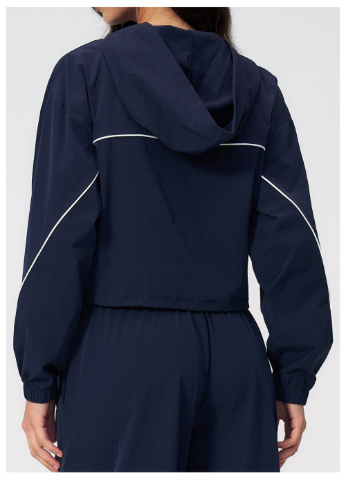 Custom Yoga Jackets | Wholesale Four-way stretch hooded outdoor sun-protection jacket (quick-dry)