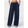 Custom sports sweatpants|Wholesale Breathable loose-fit yoga sun-protection with color-blocking