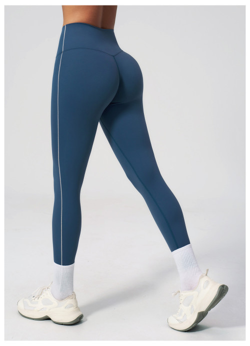 Custom yoga leggings|Wholesale High-waisted form-fitting yoga leggings for outdoor cycling running