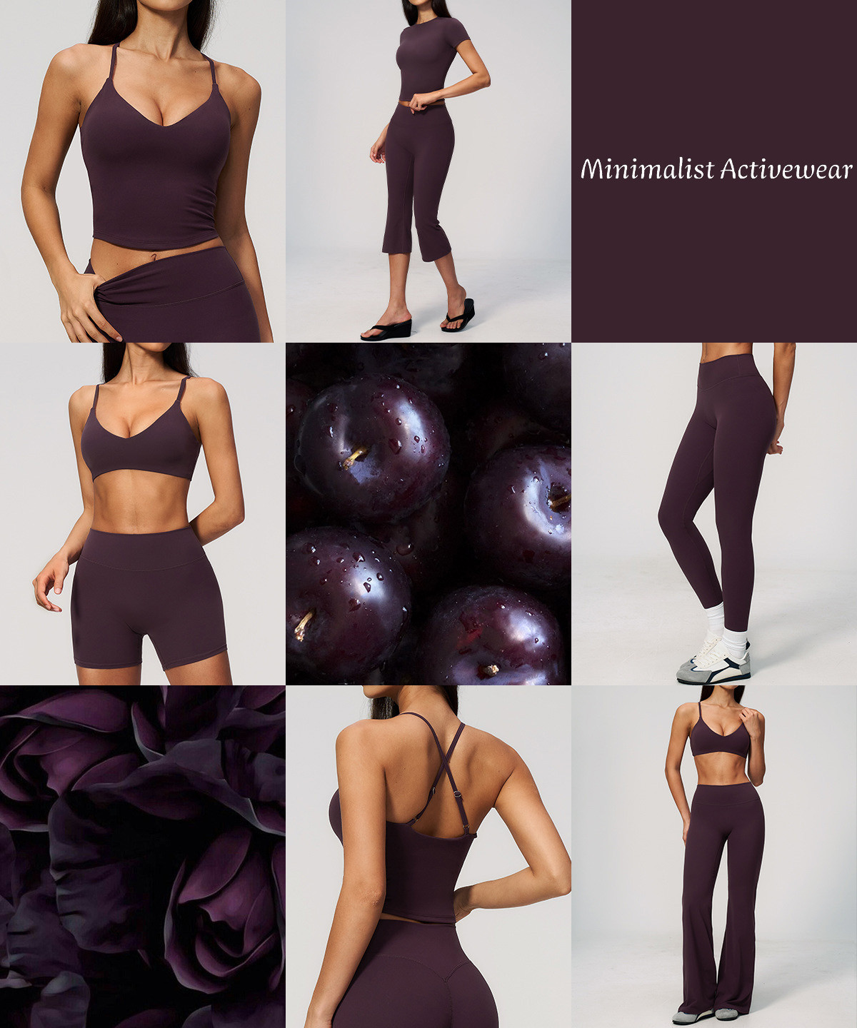 Understated elegance in minimalist activewear