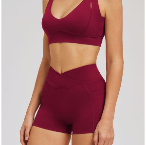 Sujetador de yoga personalizado | Sujetador de yoga estilo «nude» al por mayor, con una espalda elegante y hermosa, sujetador deportivo de alta gama
