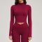 Custom Yoga Jackets | Wholesale Yoga jacket with stand-up collar fitted and stylish for outdoor