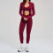 Custom Yoga Sets|Wholesale Women's Zip-Up Casual Fitness Set (Suitable for Outdoor Cycling)