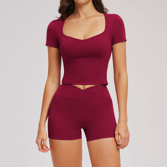 Custom Yoga Sets|Wholesale Stylish and fitted casual yoga and outdoor activewear set