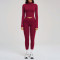 Custom Yoga Sets|Wholesale Women Zippered Yoga Set –Form-fitting Activewear for Fitness and Outdoor