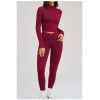 Custom Yoga Sets|Wholesale Women Zippered Yoga Set –Form-fitting Activewear for Fitness and Outdoor