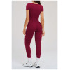 Custom Yoga Sets|Wholesale Spring Yoga Set Form-Fitting Naked-Feel Fabric Suitable for Outdoors