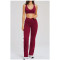 Custom Yoga Sets|Wholesale Fitted yoga set with a flattering back design and slight flare for yoga