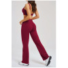 Custom Yoga Sets|Wholesale Fitted yoga set with a flattering back design and slight flare for yoga