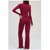 Custom Yoga Sets|Wholesale Women Naked-Feel Zip-Up Athleisure Set – Suitable for Outdoor Fitness