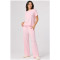 Custom Loungewear | Women’s Short Sleeve Loungewear Set with Drawstring Wide Leg Pants