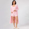 Custom Loungewear | Wholesale Custom Women’s 3-Piece Loungewear Set with Cami, Shorts and Long Robe