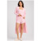 Custom Loungewear | Wholesale Custom Women’s 3-Piece Loungewear Set with Cami, Shorts and Long Robe