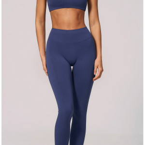 Custom Yoga bra|Wholesale Lycra seamless knit sports bra halter neck shockproof and breathable