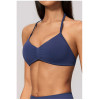 Custom Yoga bra|Wholesale Halter bra with seamless push-up straps for Pilates training