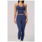 Custom Yoga Vest|Wholesale Seamless yoga vest with halter neck V-neck beautiful back quick-drying
