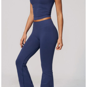Custom yoga tops | Wholesale Seamless sports short-sleeved slimming quick-drying and highly elastic