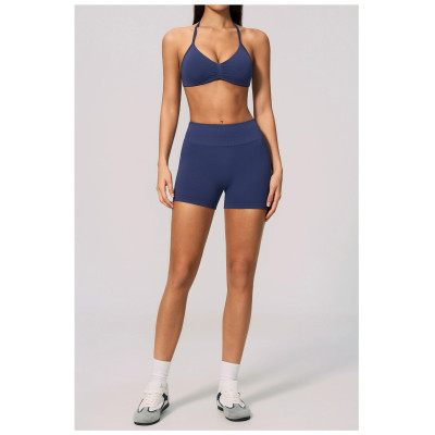 Custom Sports Shorts|Wholesale Seamless sports shorts, shaping yoga shorts, high-waisted