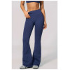 Custom yoga leggings|Wholesale Seamless flared leggings - tummy control high waist slimming